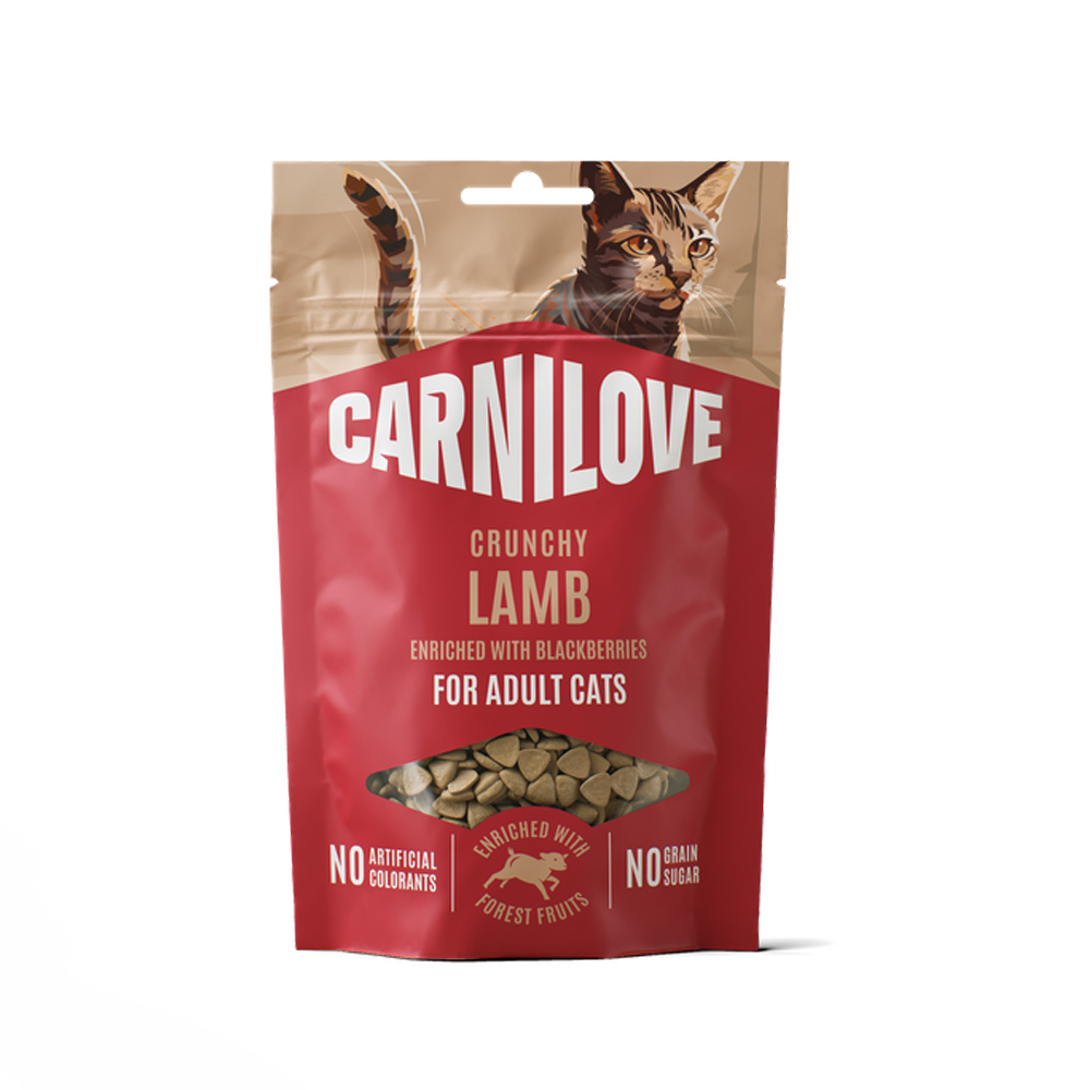 Carnilove Cat Crunchy Snack Przysmaki dla Kota 3x50g Mix Smaków Kaczka Łosoś Jagnięcina